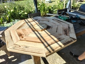 Table de jardin