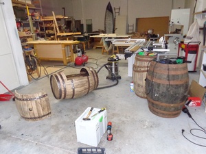 Boite transformé en petit armoire