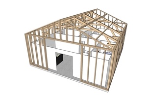 Futur Atelier qui va servir de maison dans un premier temps!