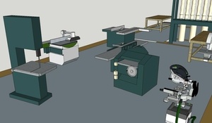 Vue rapide de l'implantation des machines