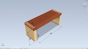 Banc à chaussure type scandinave