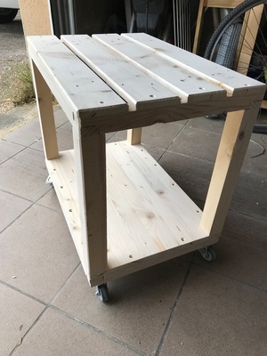 Piètement pour rabot-dégauchisseuse