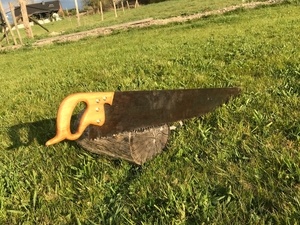 Restauration d'une grande scie