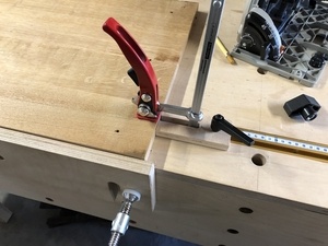 Butée pour rail en T