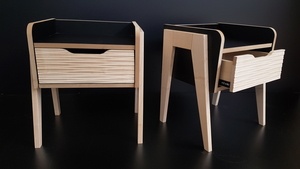 Chevet façade texturée