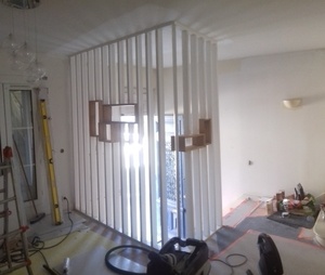 Claustra pin en chêne