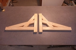 Etagère charpentée