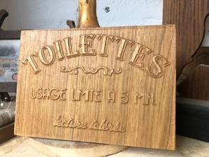 Plaque Toilette