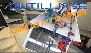 Simplification manipulation d'outillage électrique