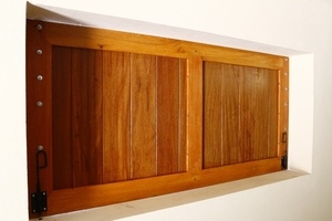 Un volet pour l'atelier