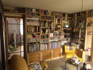 Bibliotheque en massif