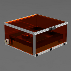 Caisson pour découpeuse laser diy