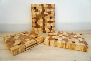 Planche à découper en bois de bout