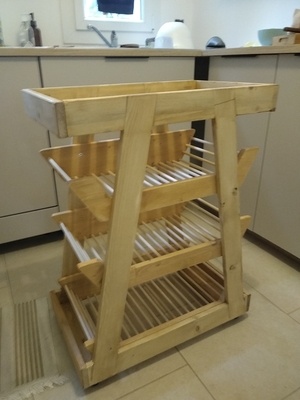 Charriot de rangement pour légumes