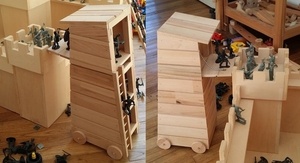 Fabrication d'un Beffroi (tour de siège)