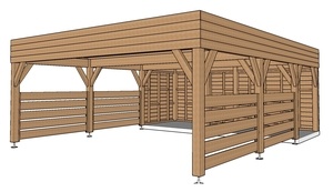 Plan abri voiture - Carport