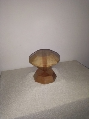 Diamant en chêne et sipo