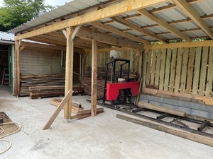 Réalisation d'une scie à grume maison