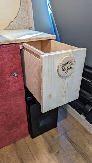 Tiroir coulisses traditionnelles bois