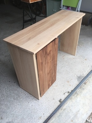 Bureau chêne et noyer