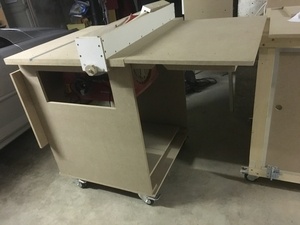 Meuble scie circulaire sous table