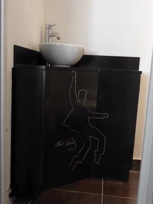 Petit meuble lave main pour wc