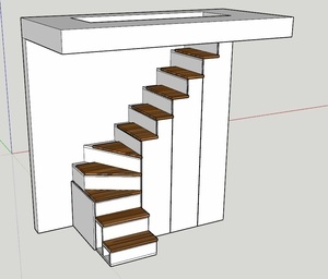 Escalier bibliothèque