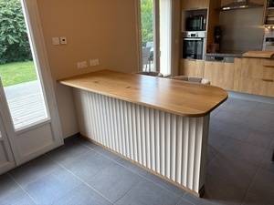 Plan bar en chêne massif