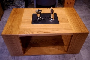 Table basse en chêne massif
