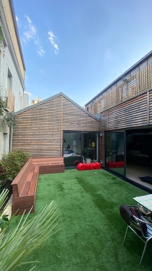 Canapé extérieur sur mesure