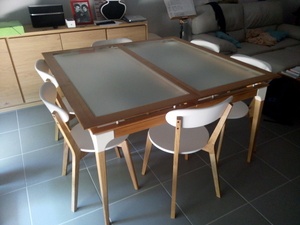 Table de salle à manger en chêne