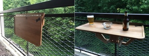 Tablette de balcon pliable