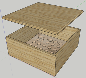 Boite d'huiles essentielles
