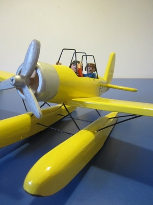 L'avion de tintin pour playmobil
