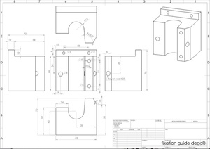 Support guide fonction dégauchisseuse Lurem C210B