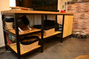 Meuble TV Bois et métal ! Style industriel