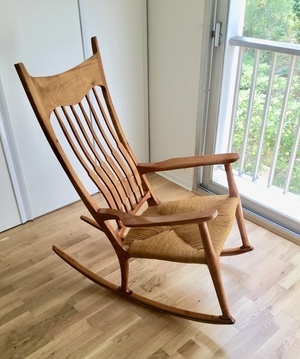 Rocking-chair US selon Sam Maloof