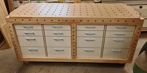 Etabli d'atelier mobile type "MFT"