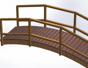 Passerelle forestière