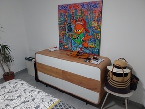 Commode 6 tiroirs pour chambre