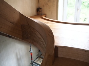 La prolongation de l'escalier