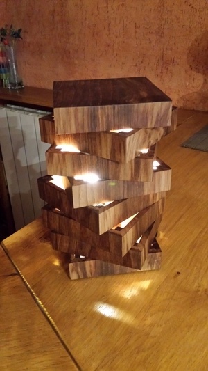 Lampe de forme modulable