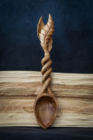 Cuillère en olivier