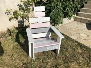 Chaise de lecture enfant - bois de palette