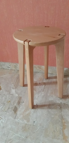 Tabouret  premier essai