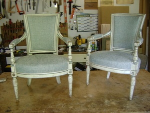 Paire de fauteuil cabriolet d'époque Directoire