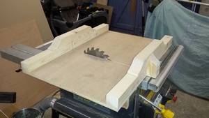 Un chariot de sciage