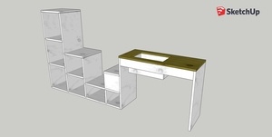 Étagère table de nuit