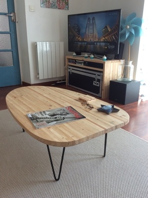 Table basse en palettes