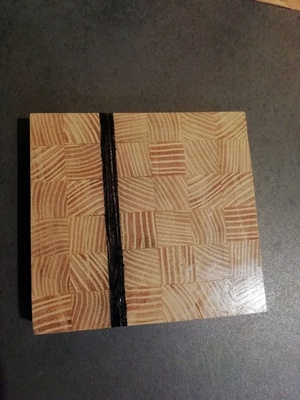 Dessous de plat en bois de bout